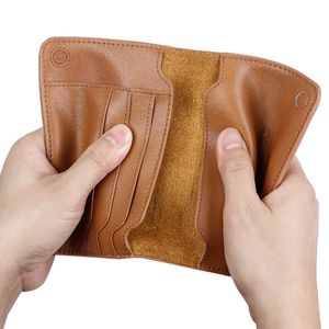 Men Fashion Passport Holder Travel Leather Case Card documents Wallets