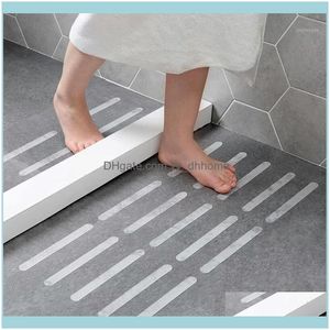 Banheiros de banheiro banheiro home home garden10pcs Anti-deslocamento tiras de seguran￧a chuveiro de banho banheira n￣o adesivos de escada Anti-slip fita 7,87inc