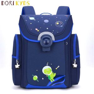 DORIKYDS Lock Design Borsa da scuola di alta qualità Tasche multiple Zaino per bambini carino di grande capacità Studente impermeabile 211021