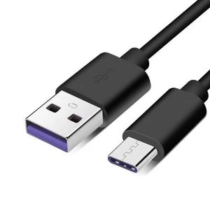 Высококачественный кабель USB типа C 5A для Huawei Moto LG Samsung Примечание 10 S8 S10 S21 S20 S30 S30 Тип-C Устройство быстрого зарядного устройства Зарядка USB C