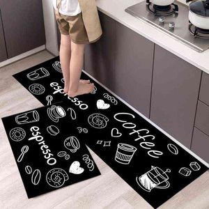 Modern Anti-slip Home Long Kitchen Mat Bath Carpet Floor Mats Entrance Doormat Cartoon Soft el Living Room Bedroom Area Rug 211109