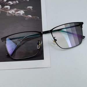 Sunglasses Pochromic Transition Glasses For Women Men Anti Radiation Blue Light Replaceable Clear Scratch Lens Square