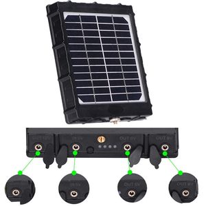 TKKOK 3W 8000mAh Jagdkamera Solarpanel 6V/9V/12V Ausgang Netzteil Ladegerät Akku für Kamera