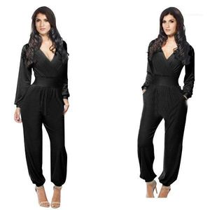 Jumpsuits das Mulheres Macacão Feminino Atacado - 2022 Jumpsuit Geral Sexy Moda Cintura Calças Cores Cores XL Plus Size1