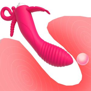 Articoli per massaggi Mini vibratore del punto G Masturbatore femminile Vibrazione del coniglio Giocattolo del sesso per le donne Vagina Clitoride Massaggiatore Dildo Vibrazione singola