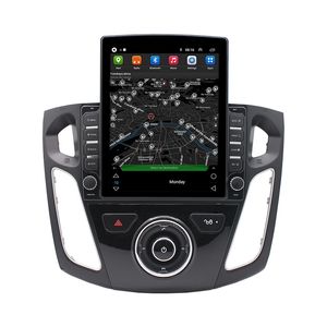 Android Car DVD Video Auto Radio Player GPS-navigering för FORD FOCUS 2012-2015 9,7 tums Tesla stil vertikal skärm