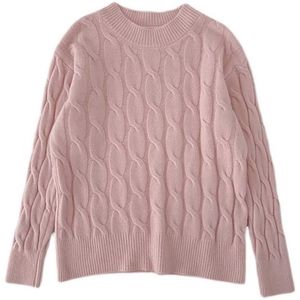 Personalisierter Herrenpullover, normal, langärmelig, Rundhalsausschnitt, personalisierbar, Werbung A825, Kinder, rosa, gelb, rot, Rose 211008