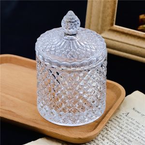 Antique High End Crystal Geo Cut Glass Candle Słodycze Słyszczniki Z Did Hurtownie Uchwyt