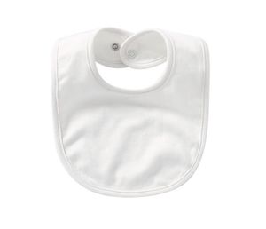 10pcs 28X18CM Double Layer Cotton Blank Baby Bib DIY Thermal Transfer Baby Burp Cloths Waterproof Bib