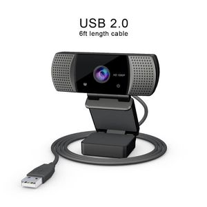 Webcam USB 2.0 grandangolare Full HD 1080P DriveFree con microfono Web Cam Laptop Conferenza tecnica online Streaming video in diretta