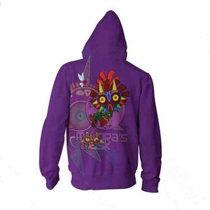 Anime Hoodies Sweatshirts majora's Cosplay Costume Men Top Jackets Y0913