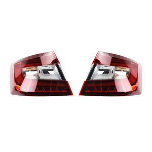 Bilar Tail Lights Montering för Skoda Octavia Taillights 2015-2017 12V LED bil bakljus Baklampa