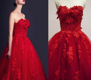 Sirene Elbiseleri toptan satış-Parti Elbiseler Tül Saten Düzgün Balığa Kırmızı Uzun Çiçek Akşam Kat Uzunluk Nişan Örgün Elbise Robe Sirene Longue