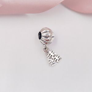 925 Silver Wedding Jewelry Supplies Dokonywanie Kit Pandora Podwójne Szczęście DIY Urok Bransoletka Dnia Matki Prezenty Dla Żona Kobiety Mężczyźni Łańcuch Koralik Naszyjnik 791191