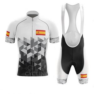 2022 Spagna Cycling Team Bike Cycling Jersey Uomo traspirante MTB Cycling Shirts Maillot Ropa Ciclismo Bike Jersey