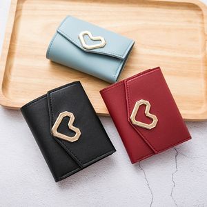 HBP 여성 지갑 2021 New Love Decorative Wallet Ladies Hand Bag Card Card Card Card Package 대외 거래 코인 지갑 도매