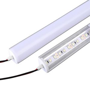 2021 Barra de luz LED de triângulo LED 50cm LED não à prova de água branca fria sob barra de luz do gabinete para decoração de armários de joias de hotel em casa