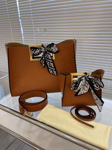 Ladies Fashion Leather Handbag Designer Large Capacity Diagonal Bag Ladies Leather Shoulder Bag High Quality Shopping Bag Mini Wallet Christmas Gift