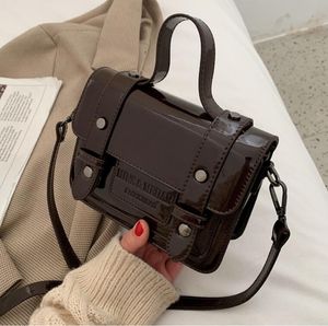 HBP Crocodile print Mini Tote bag Fashion New High-quality PU Women's Designer Handbag Simple Shoulder Messenger Bag