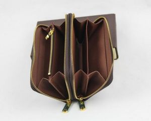 Släp Zipper Zippy plånbok handväska mode bära runt pengar kort och mynt män läder handväska mode korthållare långa affärer nl20315