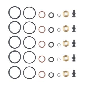 5Sets Pump Nozzle Sealing Kits 1417010999 Fuel Injector Seal Repair Kit for 1.2l 1.4l 1.9l 2.0l 2.5l TDI Engines Car tool Car