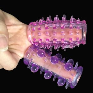 Massage Artiklar 2 Typer Justerbar Big Cock Ring Reusable Silicone Lång Toy Penis Sleeve Delay Ejaculation Time Vargliga Sexiga Leksaker För Män