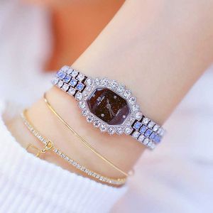 Роскошные женские часы Diamond Известный бренд Элегантное платье Кварцевые часы Женские наручные часы Relogios Femininos 210527