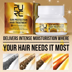 Purc Sun Protection Hårbehandling Mask 60ml Reparation Frizz Dry Straightening Scalp Hairs Care Products