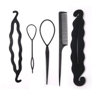 2021 New Magic Hair Disk Set Clipe Estilo Maker Acessório Tool Tool Almofadas Espuma Esponja Pão De Donut Cabeleireiro