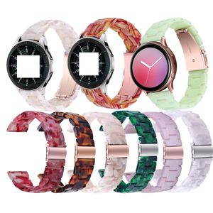 Cinturino in resina di lusso per Samsung Galaxy Watch4 Bracciale S2 S3 Orologio 4 Fitbit Versa Amazfi 20mm 22mm Braccialetti con cinturino Accessori intelligenti