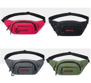 Outdoor Sport Vattentät Fanny Pack Waist Bum Bag för Universal Telefon Protective Case Fall Multifunktion Running Jogging Fitness Money Belt Packs