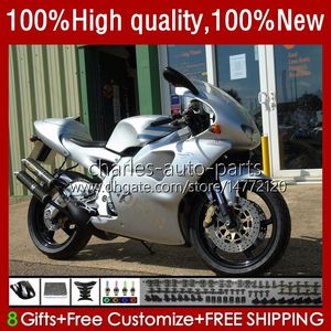 OEM Body для APRILIA RS-250 RS RSV 250 RS250 RR 1995-1997 Кузов 24Но.200 RSV250R RSV-250 RS250R 95 96 97 Все серебристые RSV250RR RS250RR RSV250 1995 1996 1996