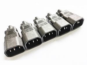 Adapter, IEC 320 C14-Stecker auf C5-Buchse, Wechselstrom-Konverter-Adapter/2 Stück