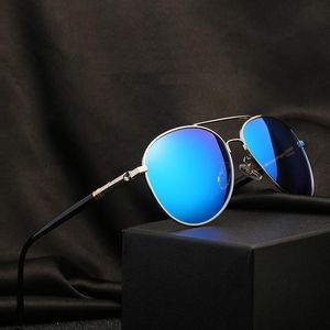 Sunglasses Men Polarized Driving Pilot Vintage Sun Glasses Titanium Alloy Eyewear For Man Women UV400