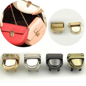 1Pcs Metall Langlebig Verschluss Drehen Lock Twist Lock Für DIY Handtasche Tasche Geldbörse Gepäck Hardware Verschluss Tasche Teile Zubehör