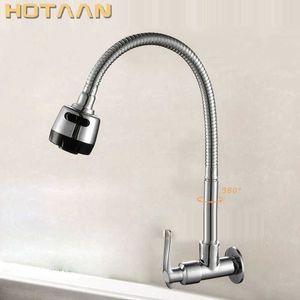 -Sell ,, mosiężna chłodnia bateria kuchenna, pojedyncza zlew zlew, Torneira Cold Kitchen Tap, YT-6026-A 210724