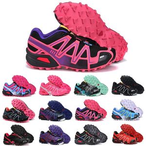 2021 Top Quality Speedcross 3 CS Trail Scarpe da corsa da donna Sneakers leggere Navy fashion III Zapatos Waterproof Athletic 36-41 H19