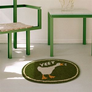 Cute Duck Łazienka Rug Śmieszne Miękkie Wanna Dywan Dywan Kuchnia Maty podłogowe Nordic Welcome Doormat Chic Room Decor 220301