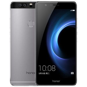 オリジナルHuawei Honor V8 4G LTE携帯電話キリン950 Octa Core 4GB RAM 64GB ROM Android 5.7インチ12.0mp指紋IDスマートモービル電話