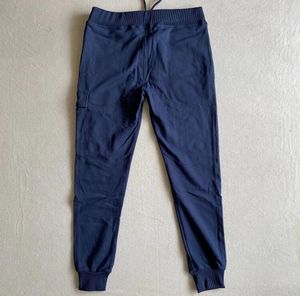 Pantaloni da uomo One Lens con logo e tuta da esterno rimovibile Pantaloni sportivi da jogging in cotone nero grigio