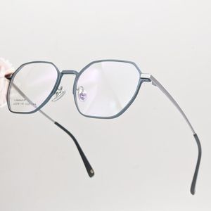 Mode Sonnenbrillen Rahmen TNT Retro Aluminium Gläser Männer Business Gehobenen Titan Bein Computer Optische Myopie Rezept Brillen