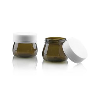 150 ml 5oz PET-Kunststoff-Kosmetikglasflaschen-Spenderbehälter für Creme-Schlamm-Maske-Handwachs mit kindersicherem PP-Deckel und Innenabdeckung