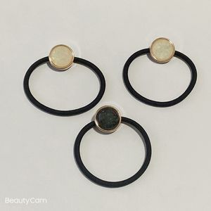 Moda acrilico bianco e nero cielo stellato elastici per capelli anello testa corda per accessori per gioielli copricapo preferiti da donna regali per feste