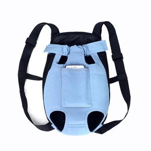 Dog Car Seat Covers Denim Pet Backpack Outdoor Travel Cat Carrier Bag For Small Dogs Puppy Kedi Carring Bags Pets Products