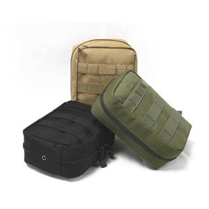Tourbon Outdoor EDC Molle Tactical Pouch Emergency First Aid Kit Bag Camping Hiking Climbing Medical Kits Bags Q0721