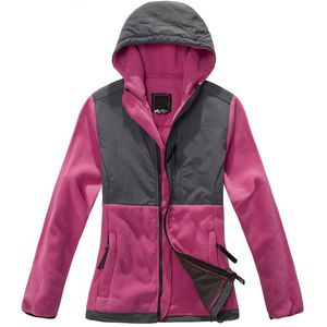 giacche da donna in pile invernale Felpa con cappuccio da esterno antivento e antipioggia sport Moda femminile più colori vestiti Taglia americana