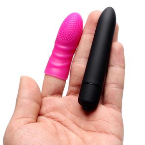 Массажные изделия Обновить длинную пуля Vibrator G Spot Massager женский мастурбатор эротический палец сексуальные игрушки для женской стимуляции влагалища