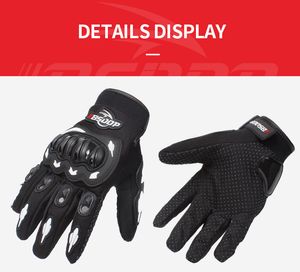Cycling Gloves Full Finger Racing Gloves Outdoor Sports Protection Electric Bicycle Riding Cross Dirt Bike Motocross