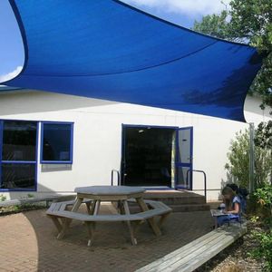 Tents And Shelters Waterproof Sun Shelter Quadrilateral Sunshade Outdoor Canopy Shades Sail Awning Camping Shade Cloth Anti-UV For