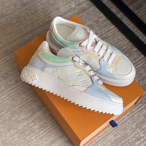 Top quality luxury designer shoes Spring and summer macaron color small white sneaker